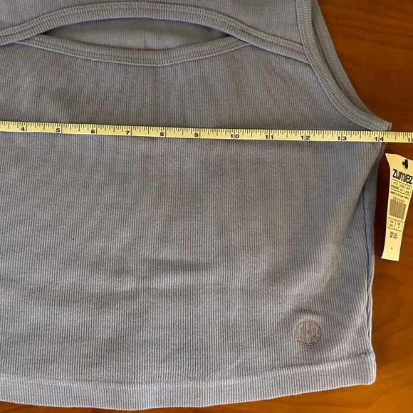 Zumiez Cut Out Periwinkle Tank Top - Picture 5 of 9